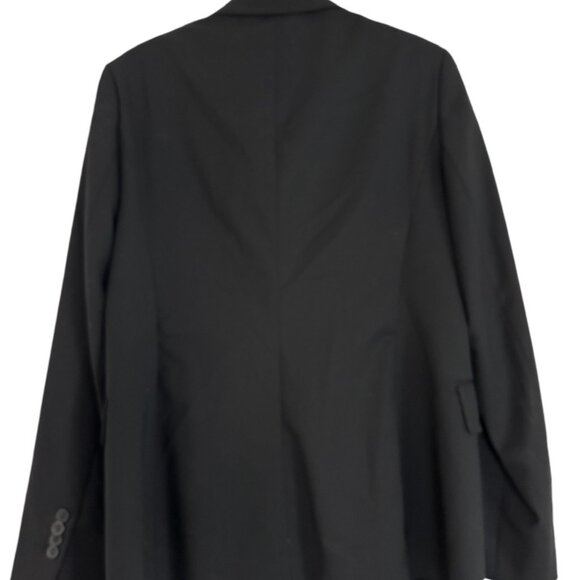 Brooks Brothers black wool and spandex single-breasted jacket size 6 - Picture 2 of 7